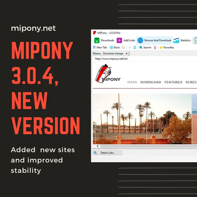 Mipony 3.0.4, new version