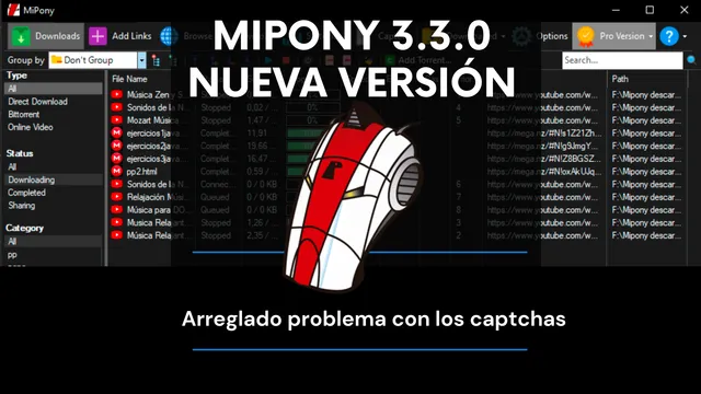Mipony 3.3.0, nueva versión