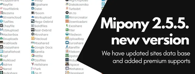 Mipony 2.5.5., new version
