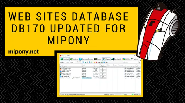 Web Sites Database DB170 updated for Mipony