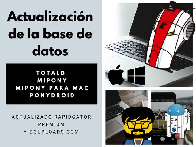 Actualización de la base de datos de Mipony