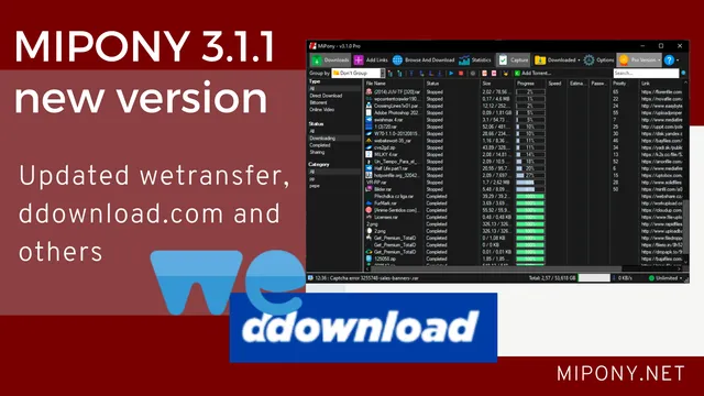 Mipony 3.1.1, new version