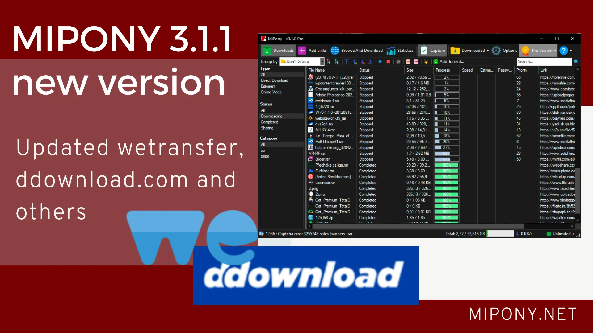 Mipony 3.1.1, new version