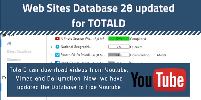 Web Sites Database 28 updated for TotalD