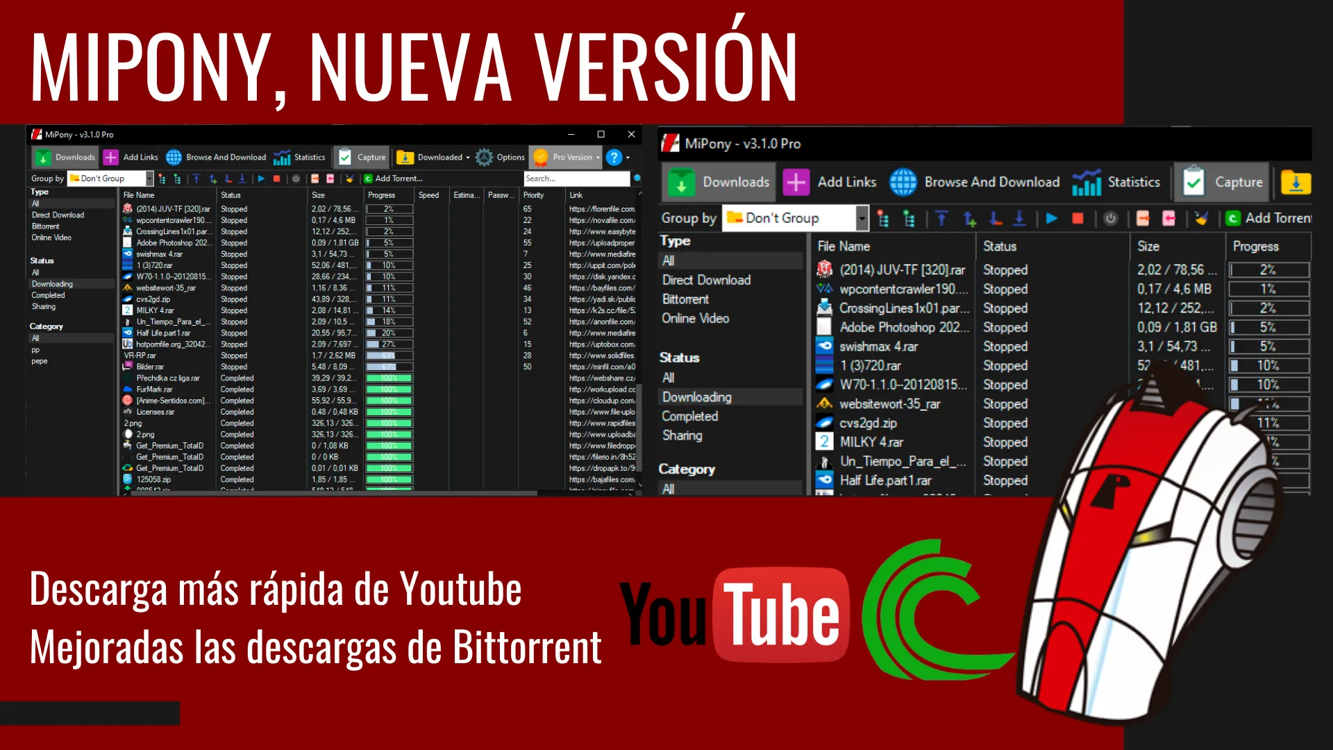 Mipony 3.2.2, nueva versión