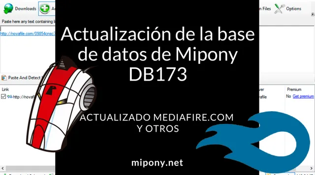 Actualización de la base de datos de Mipony DB173