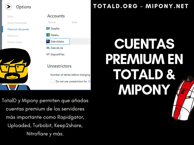 Cuentas premium en TotalD & Mipony