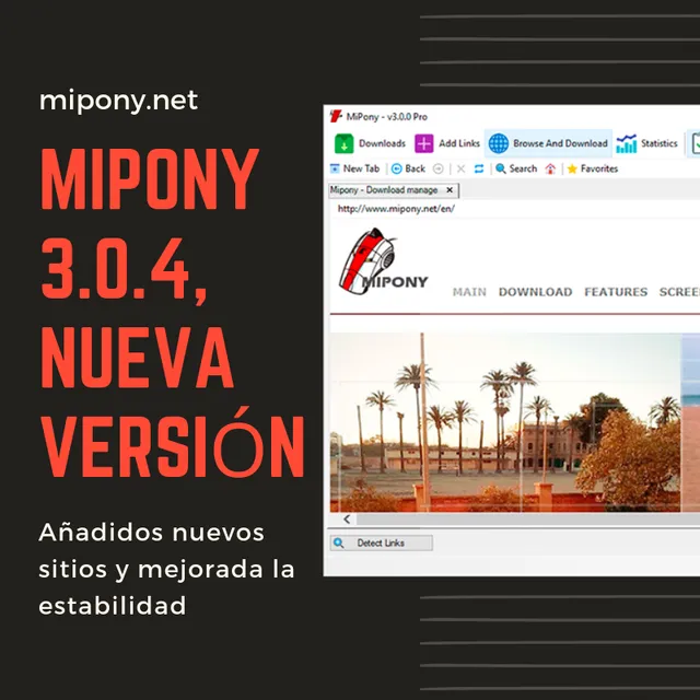Mipony 3.0.4, nueva versión