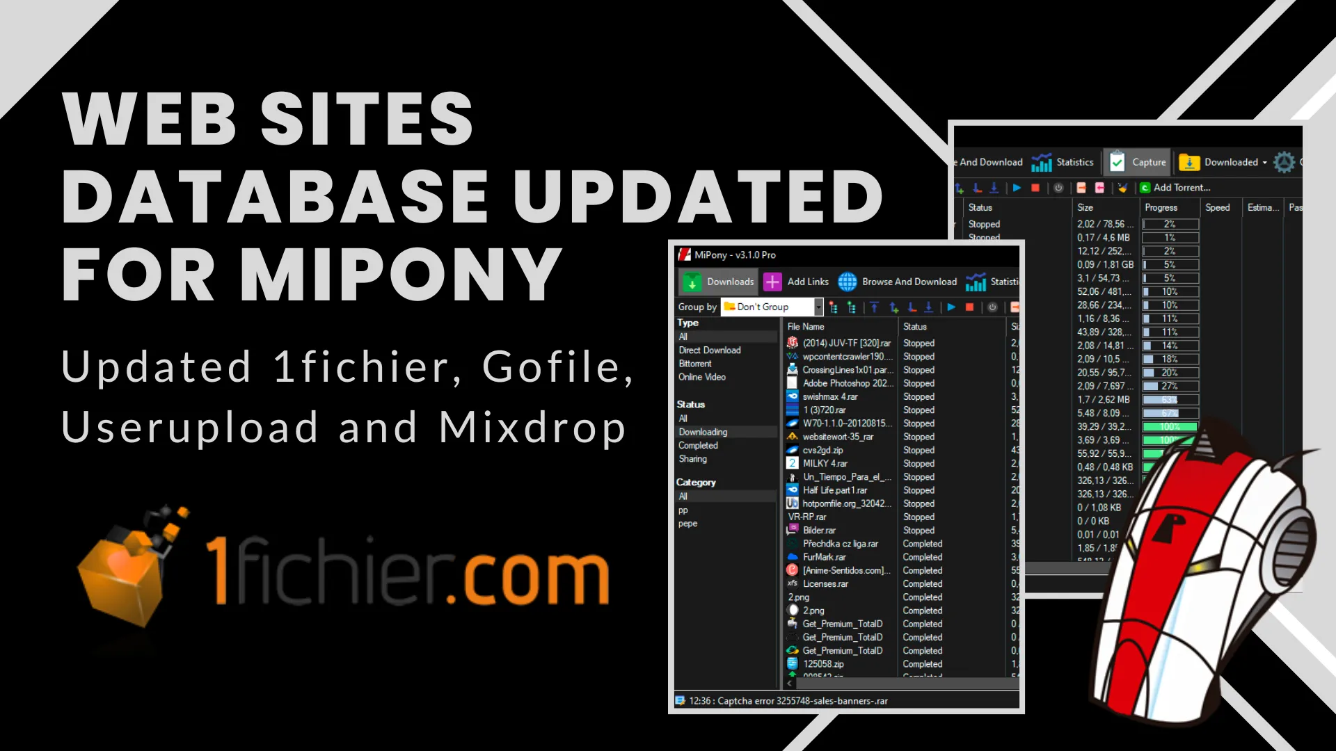 Web Sites Database updated for Mipony