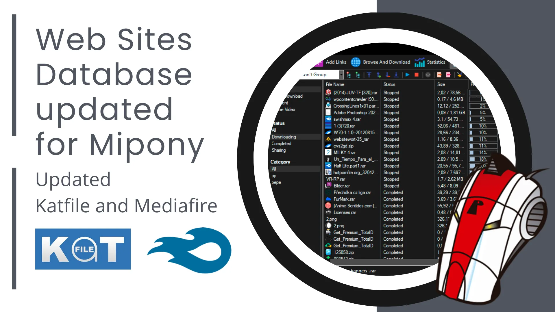 Web Sites Database updated for Mipony