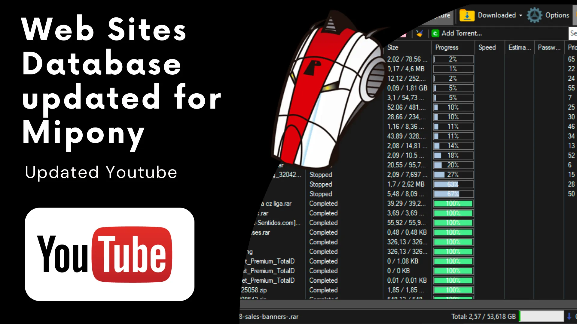 Web Sites Database updated for Mipony