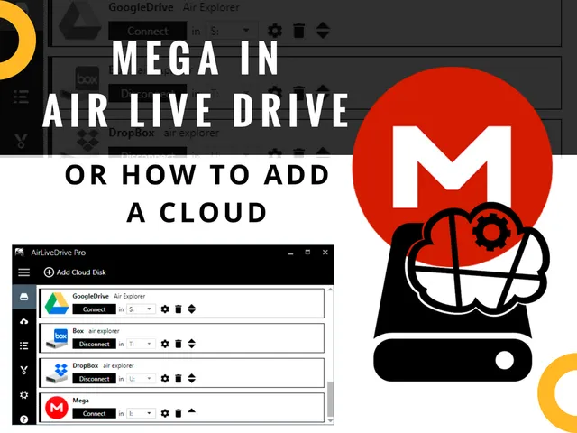 Mega in Air Live Drive or how to add a cloud