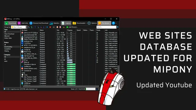 Web Sites Database updated for Mipony