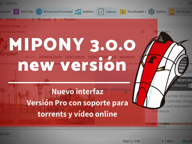 Mipony 3.0.0, nueva versión