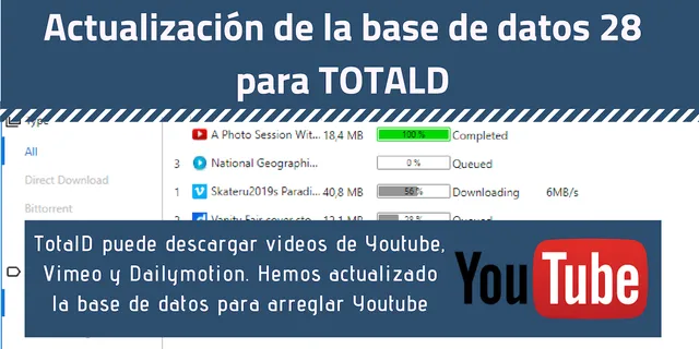 Actualizada la base de datos de TotalD