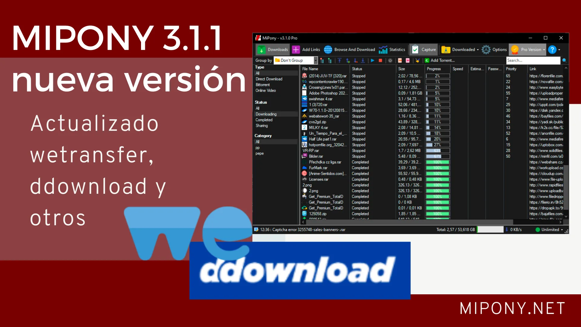Mipony 3.1.1, nueva versión