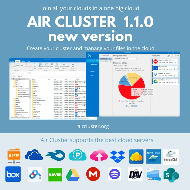 Air Cluster 1.1.0, new version