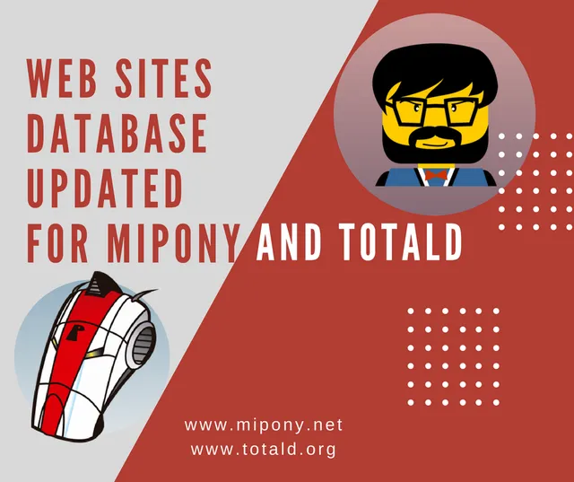 Web Sites Database DB164 updated for Mipony