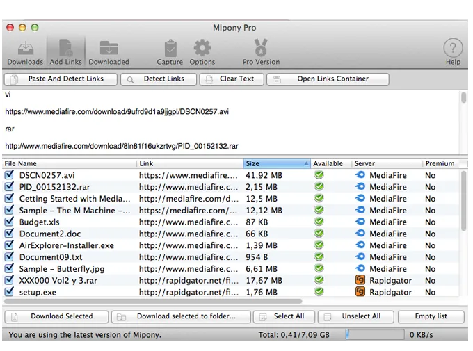 Mipony interface for Mac 3