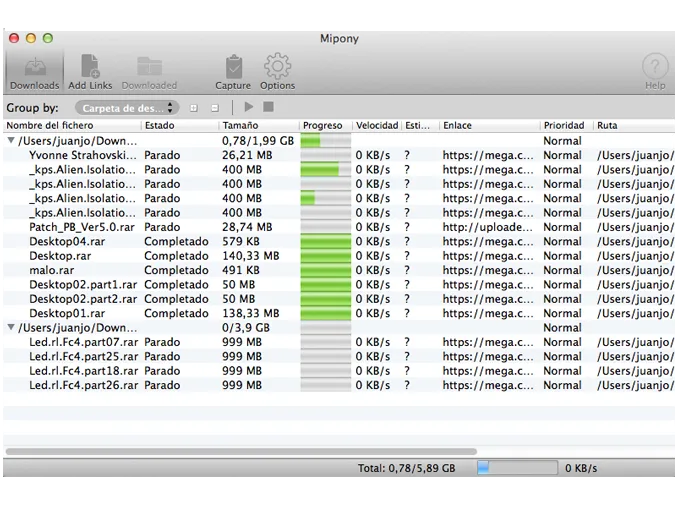 Mipony interface for Mac 2