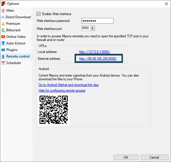 Detect Youtube links and keep only the files you want.