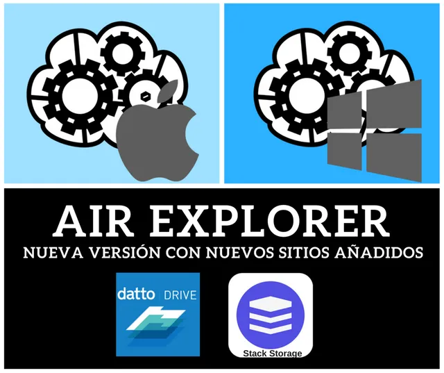 Air Explorer  2.1.0., el gestor multicloud