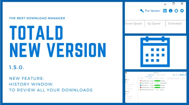 New version of TotalD, the most complete download manager