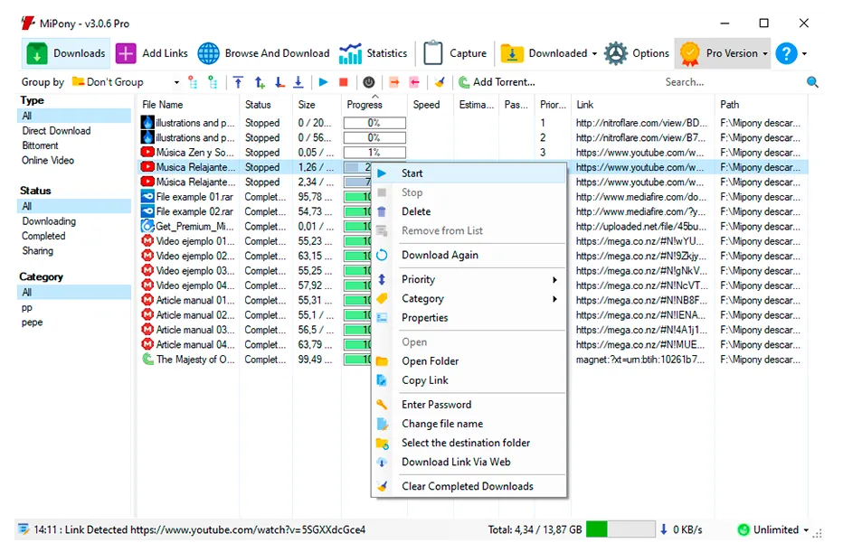 Mipony interface for Windows 5