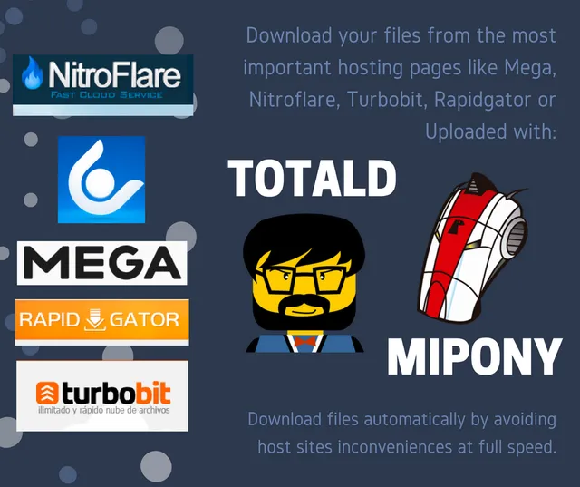 Mipony and TotalD, two download managers